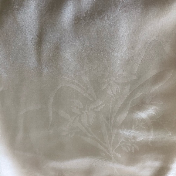 Kathyrn Ivory Satin Pajama Pants - Picture 2 of 11